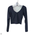 Athletic Top Long Sleeve Crewneck By Lululemon In Black, Size: 6