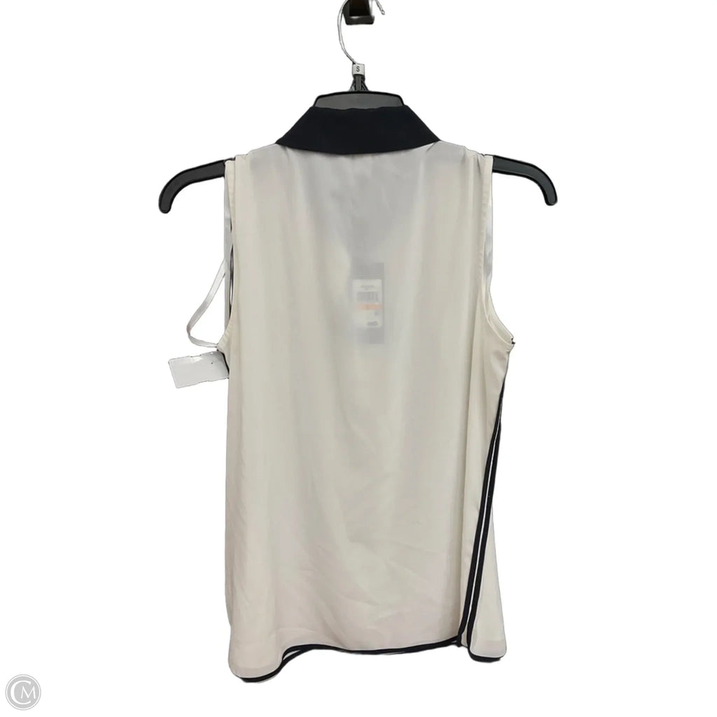 Top Sleeveless By Tommy Hilfiger In White, Size: S