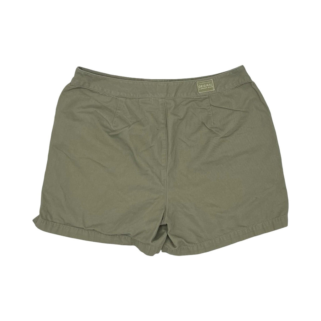 Shorts By Liz Claiborne In Green, Size:16