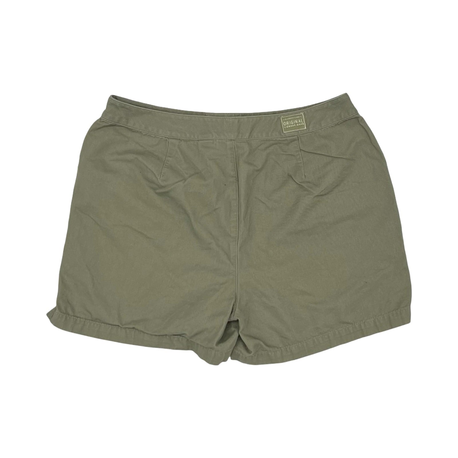 Shorts By Liz Claiborne In Green, Size:16
