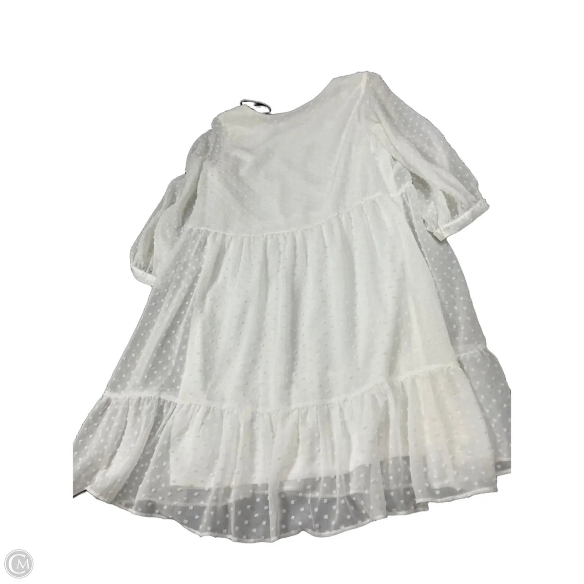 Dress Casual Short By Sandra Darren In White, Size: 6