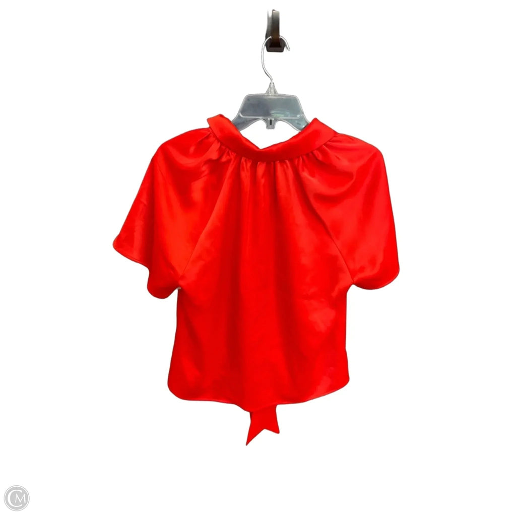 Top Short Sleeve By Anne Klein In Orange, Size: S