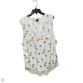 Blouse Sleeveless By Torrid In White, Size: 3x