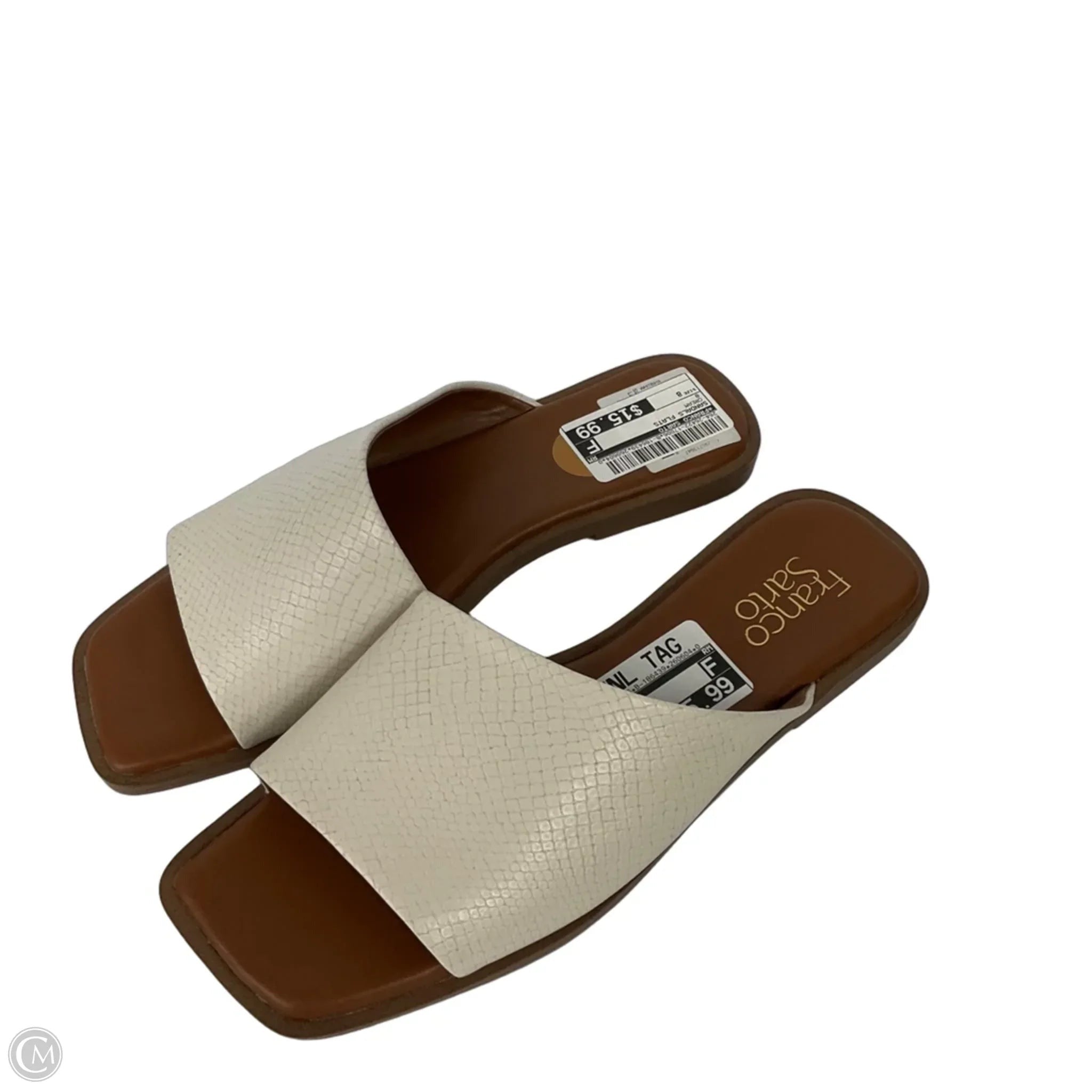 Sandals Flats By Franco Sarto In Cream, Size: 8