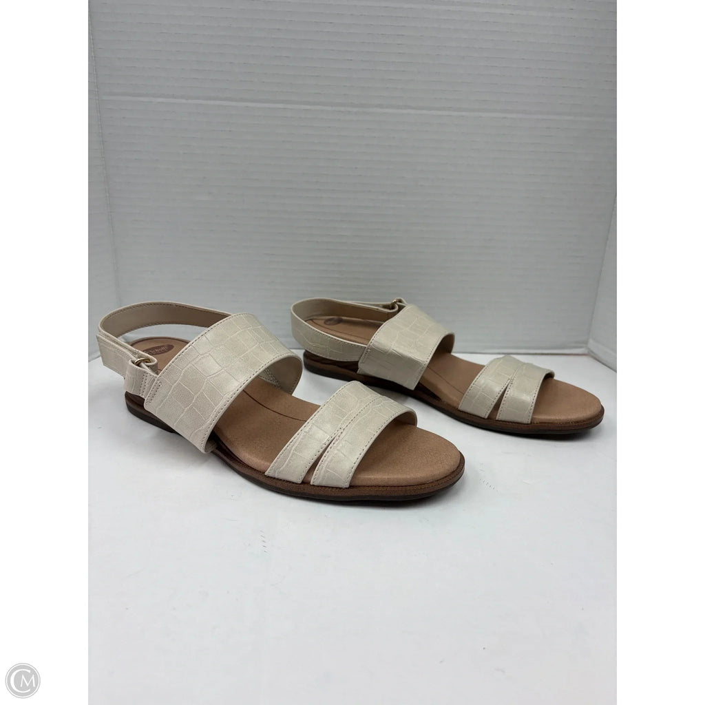 Sandals Flats By Dr Scholls In Tan, Size: 8.5