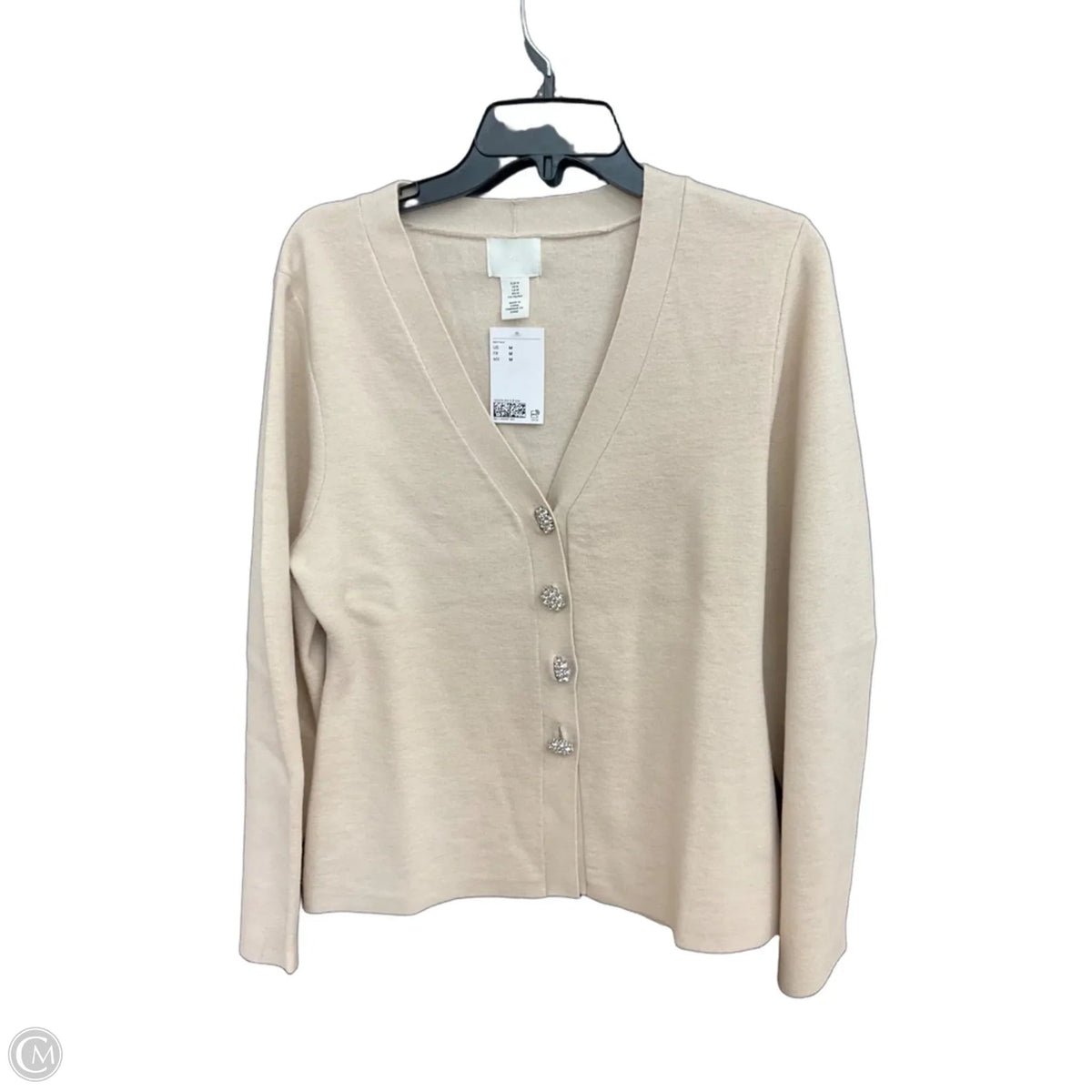 Cardigan By H&m In Beige, Size: M