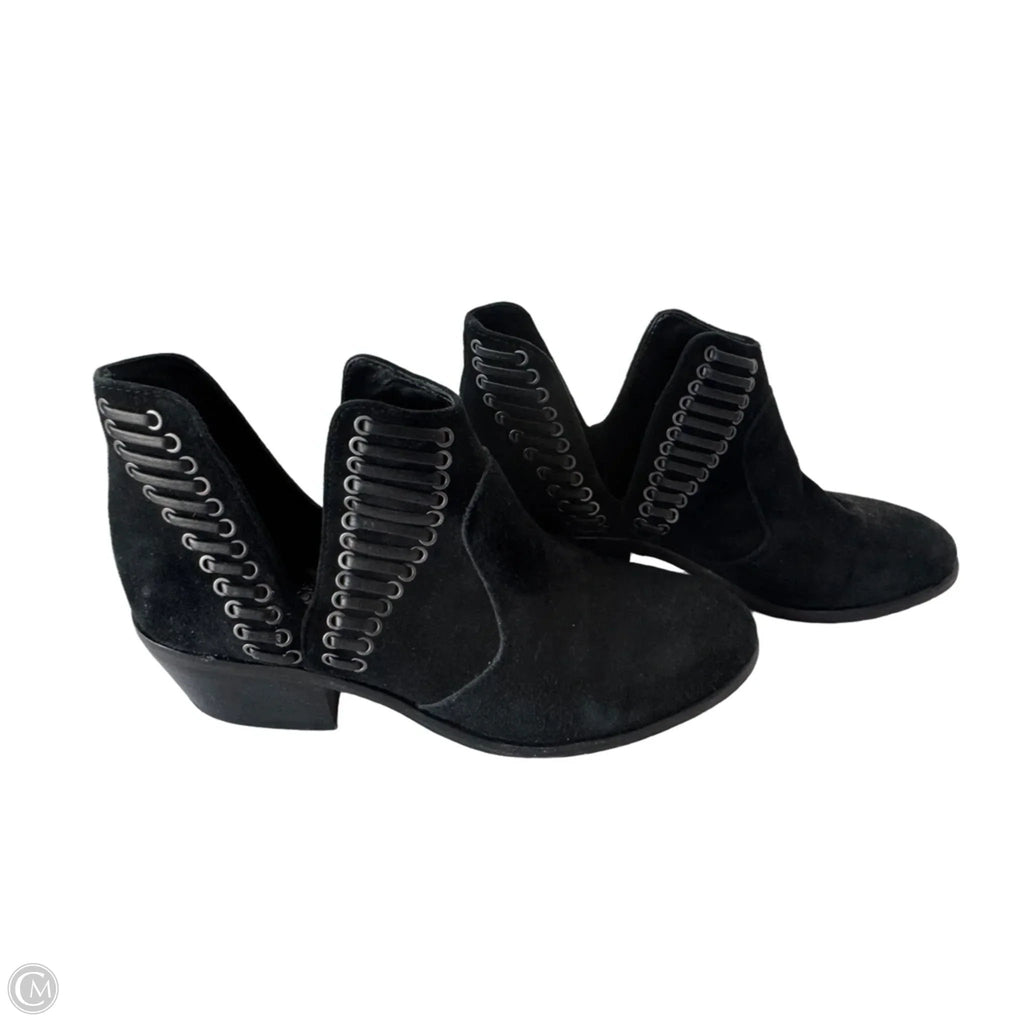 Boots Ankle Heels By Vince Camuto In Black, Size: 5.5