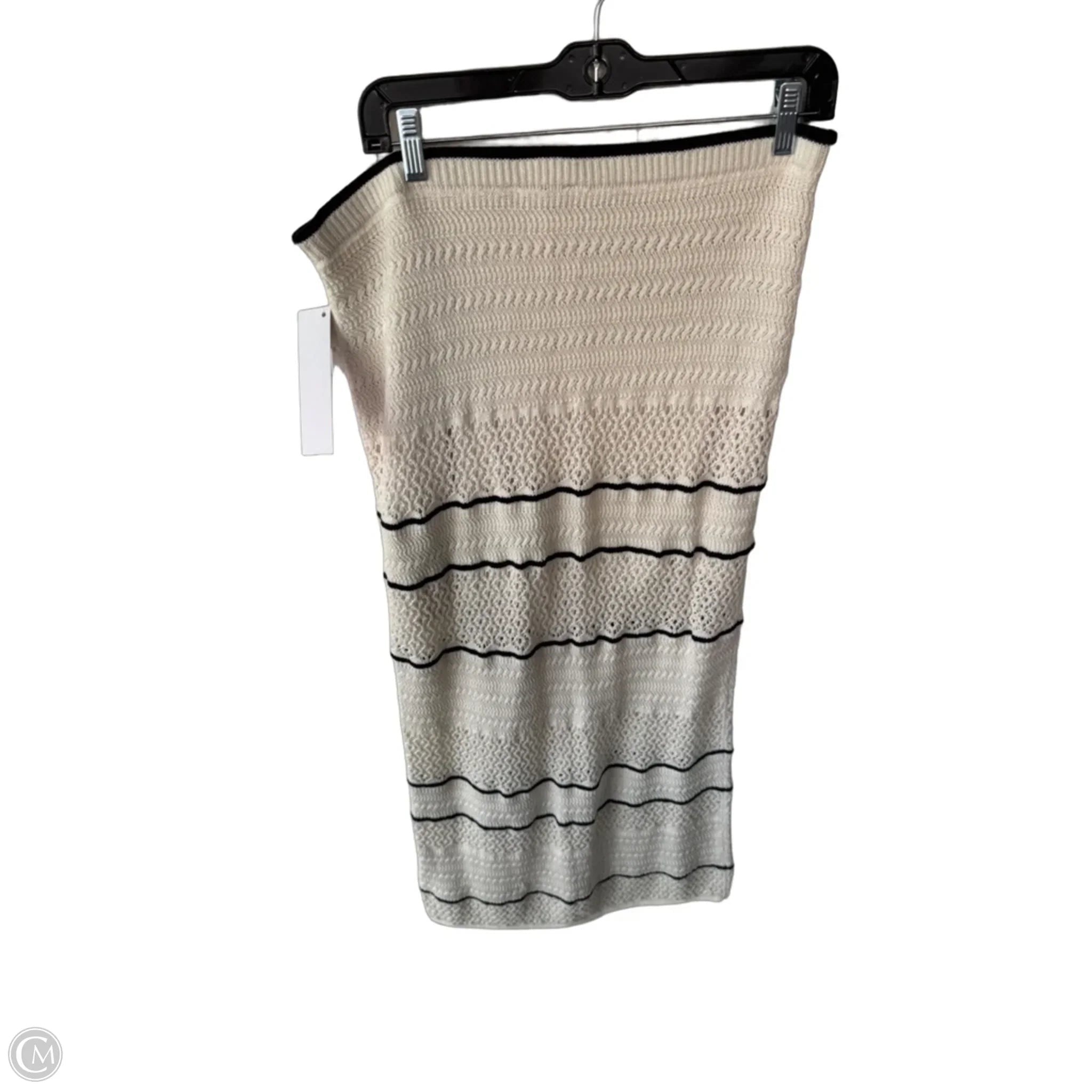 Skirt Maxi By Abercrombie And Fitch In Black & White, Size: 16