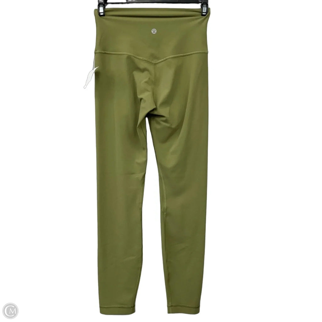 Athletic Leggings By Lululemon In Green, Size: 4