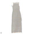 Dress Casual Maxi By Abercrombie And Fitch In Black & Tan, Size: M