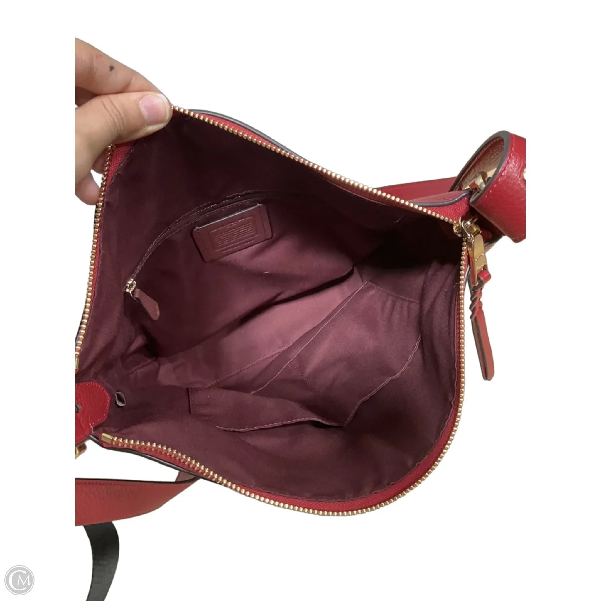 Crossbody Designer By Coach, Size: Medium