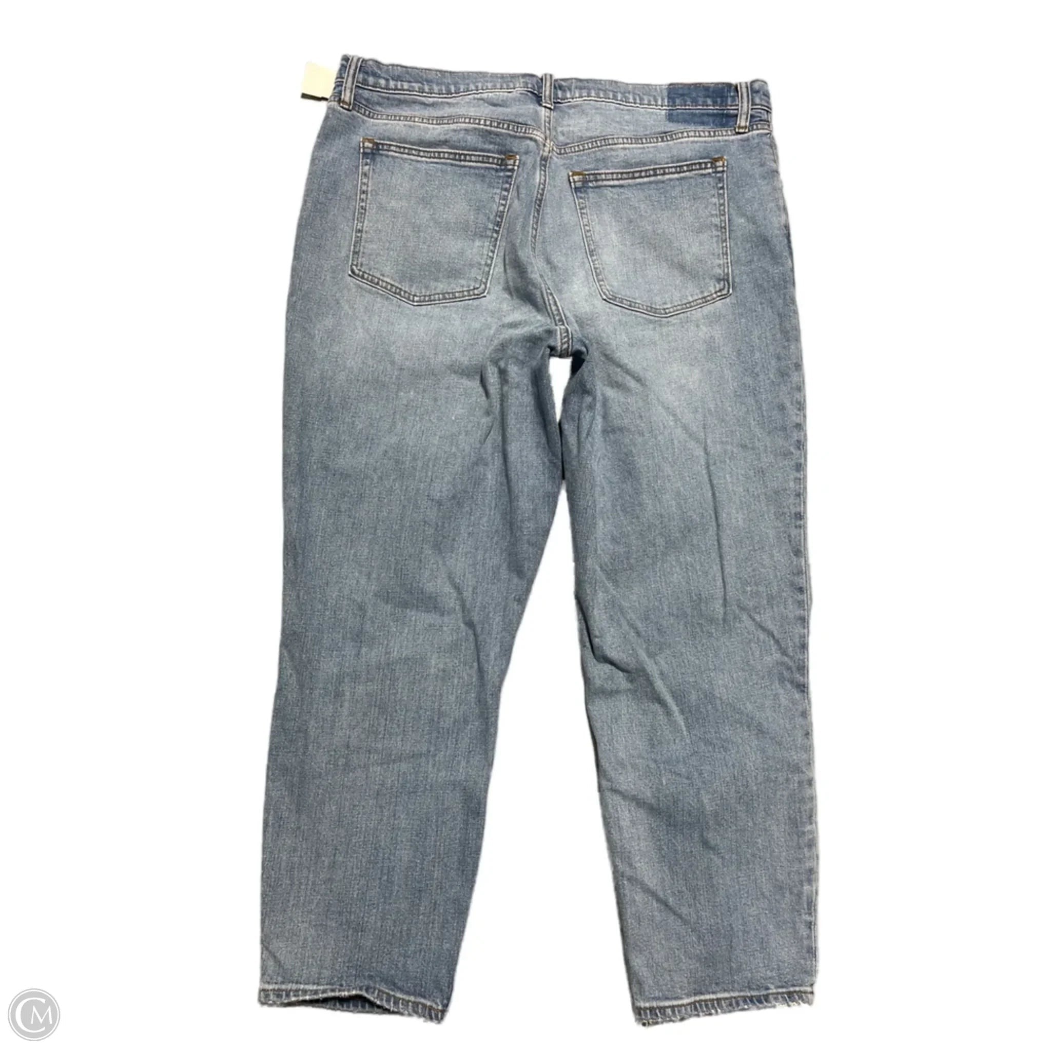 Jeans Straight By Abercrombie And Fitch In Blue Denim, Size: 18
