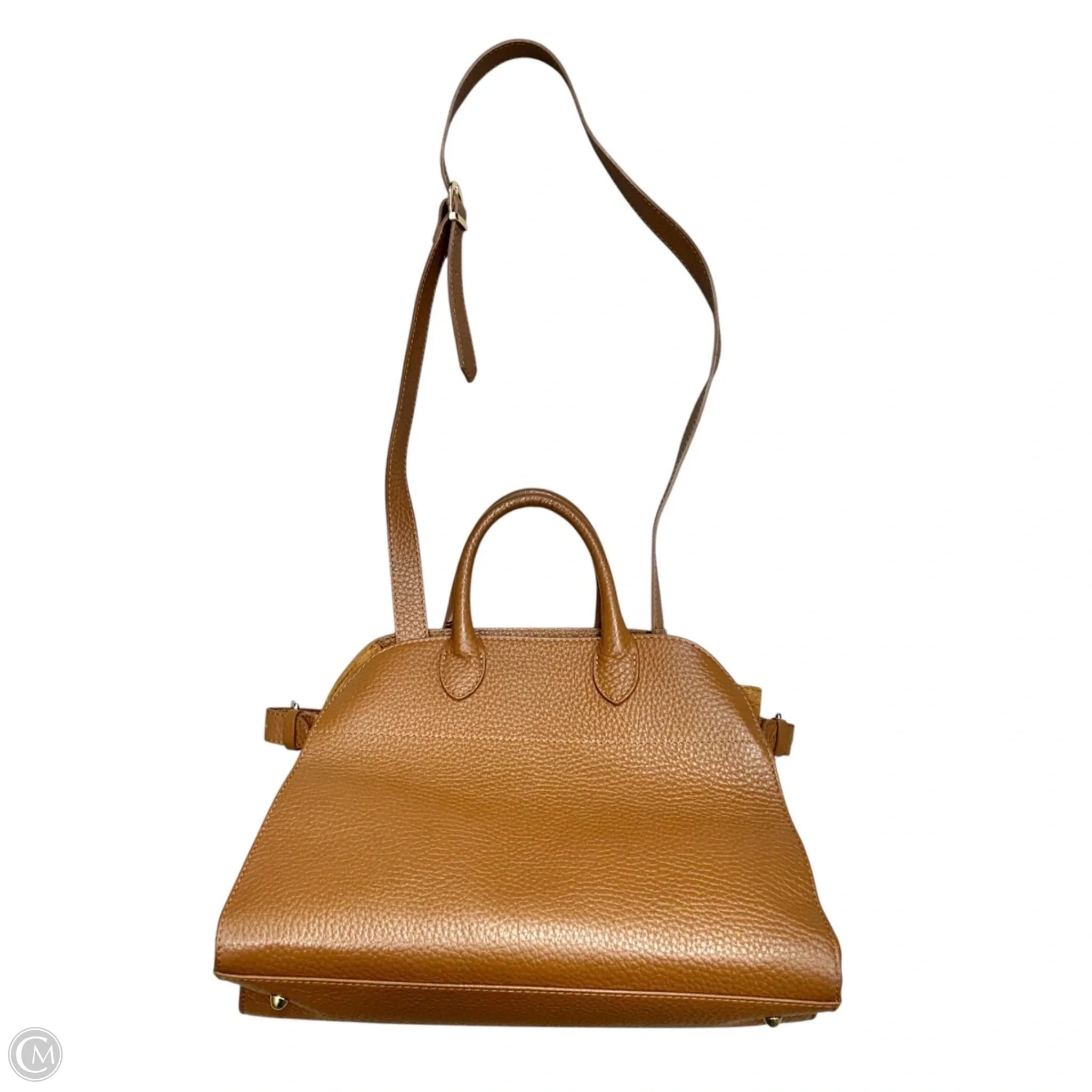 Handbag Leather By Anna Paola, Size: Medium