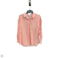 Blouse Long Sleeve By Old Navy In Striped Pattern, Size: S