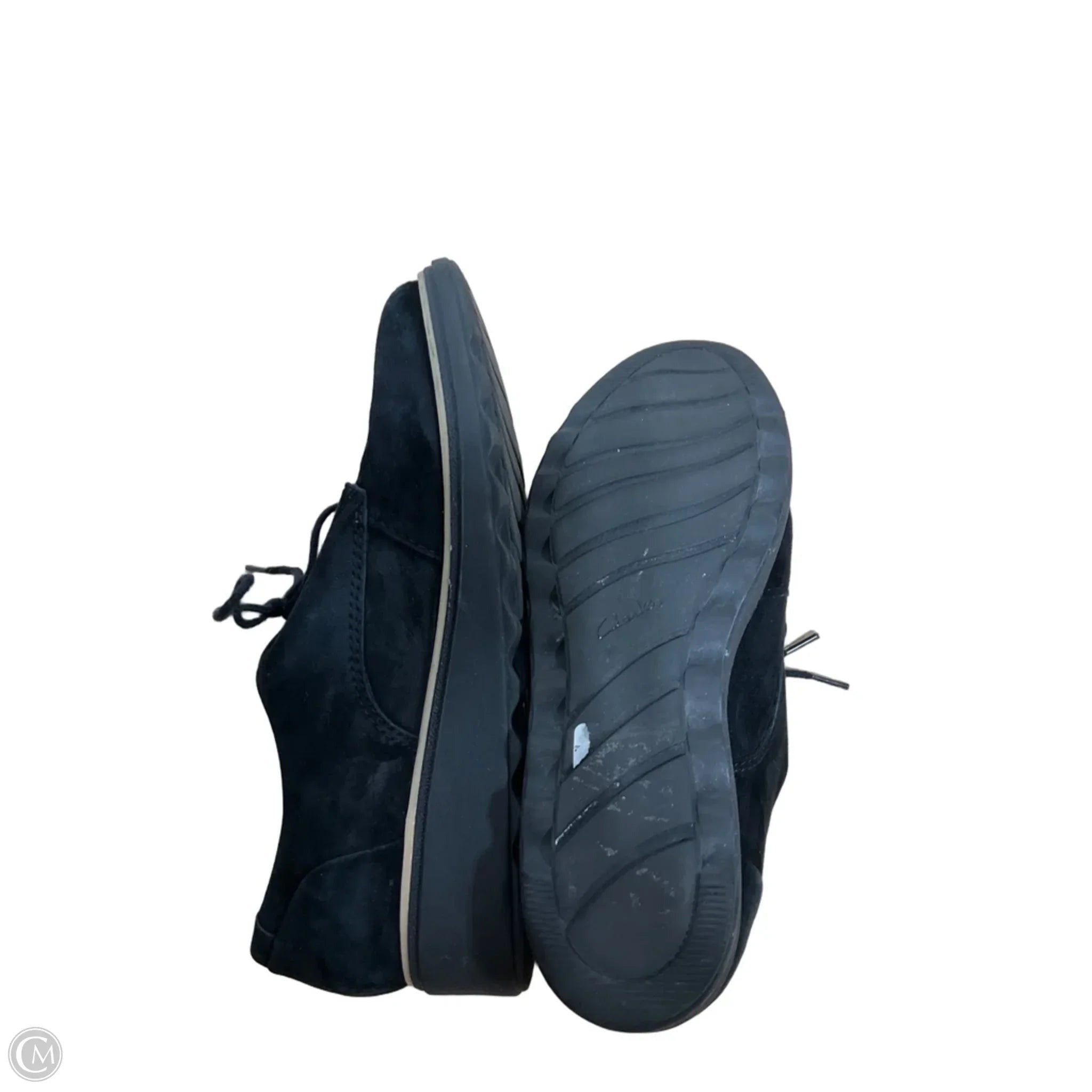 Shoes Flats By Clarks In Black, Size: 8