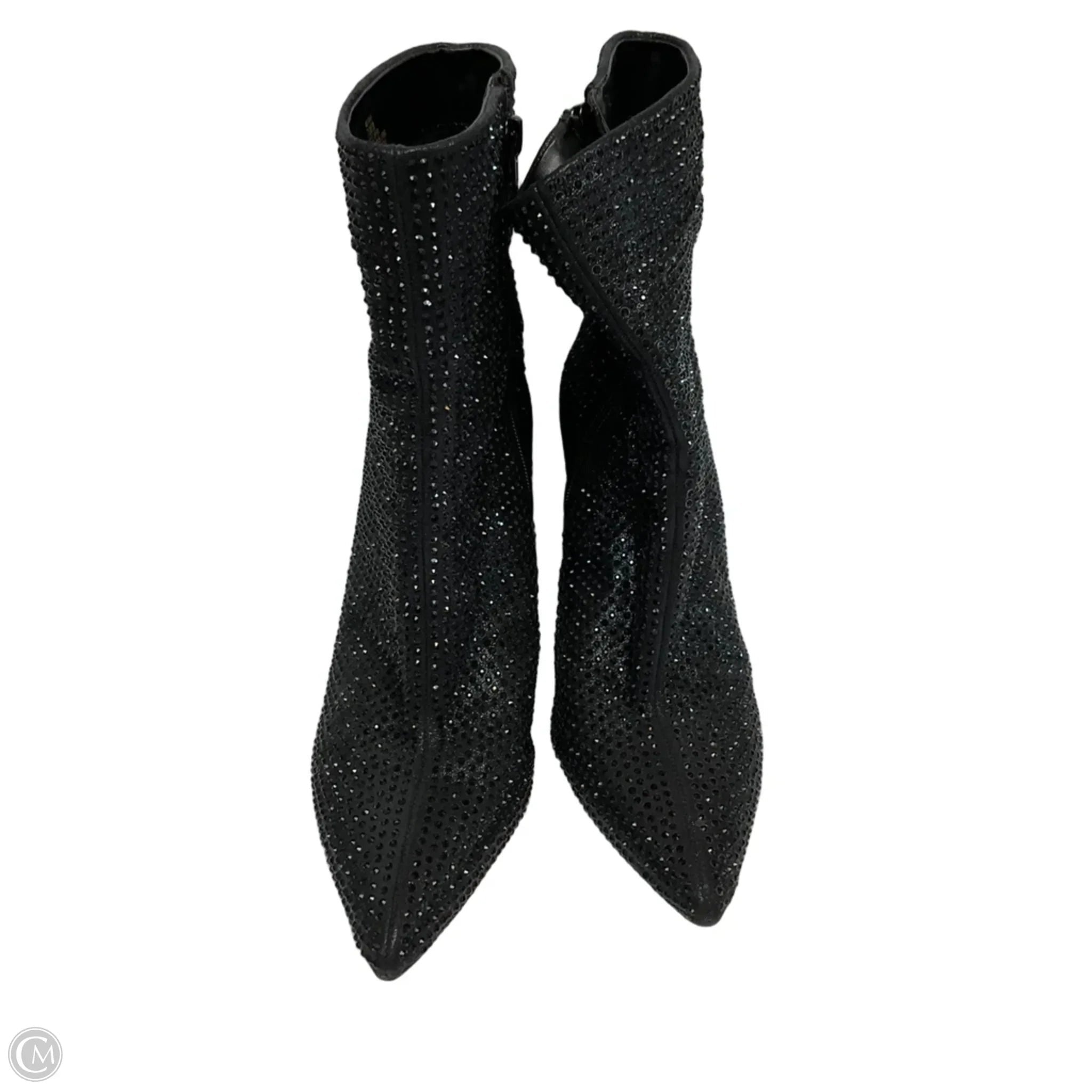 Boots Ankle Heels By Mix No 6 In Black, Size: 7.5