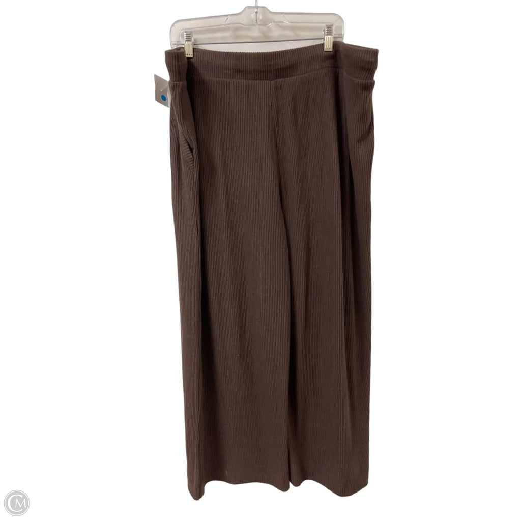 Pants Lounge By Haven In Brown, Size: 18