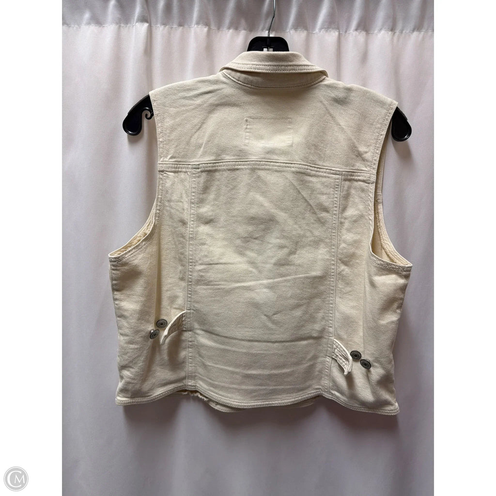 Top Sleeveless By American Eagle In Beige, Size: L