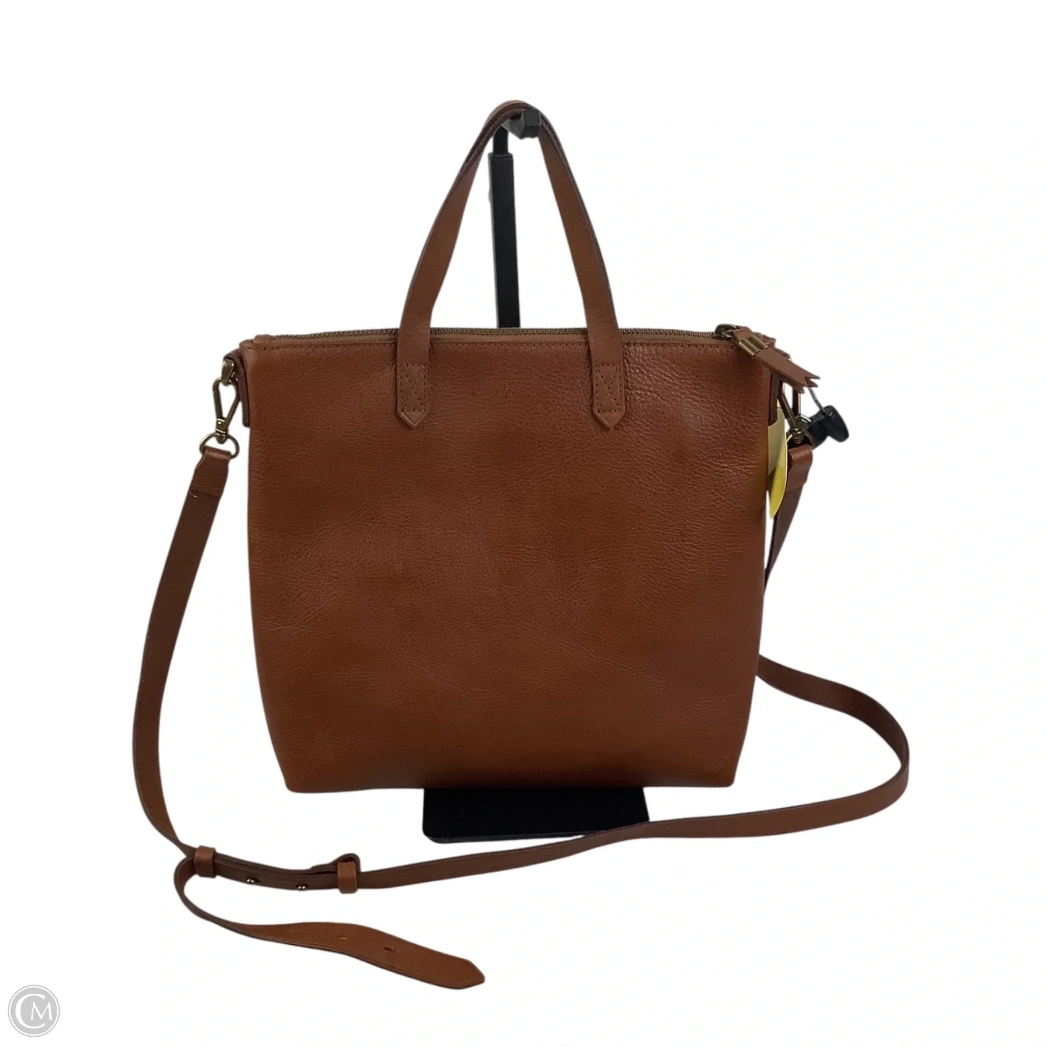 Handbag Leather By Madewell, Size: Small