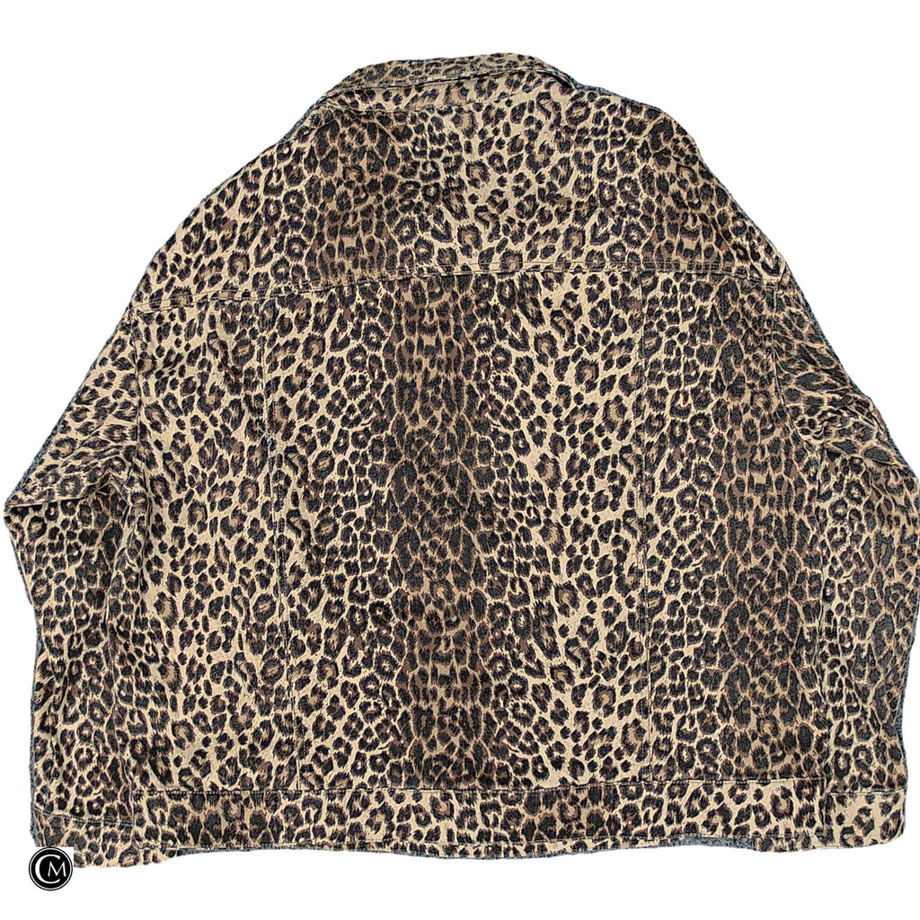 Jacket Denim By Vero Moda In Animal Print, Size: Xl