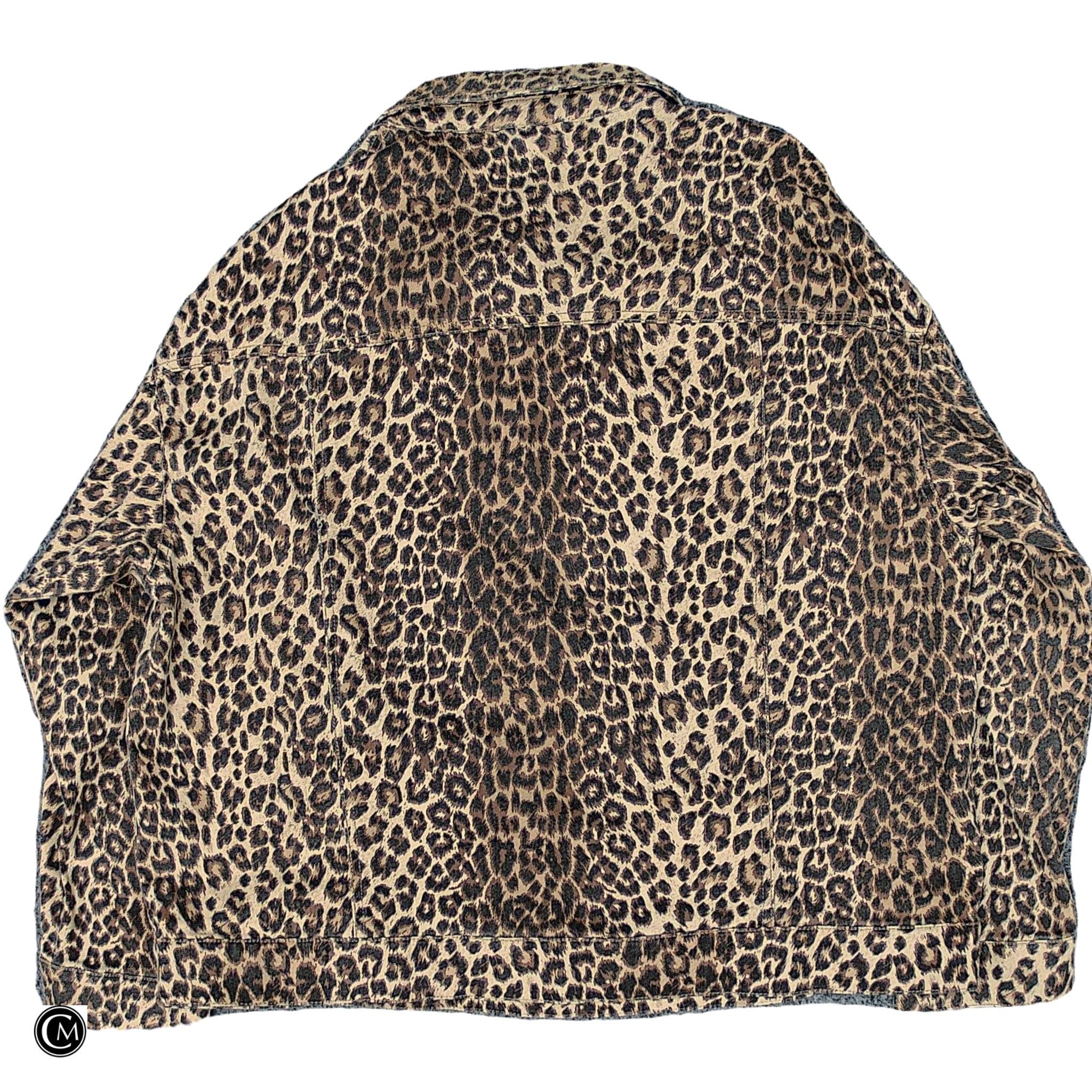 Jacket Denim By Vero Moda In Animal Print, Size: Xl