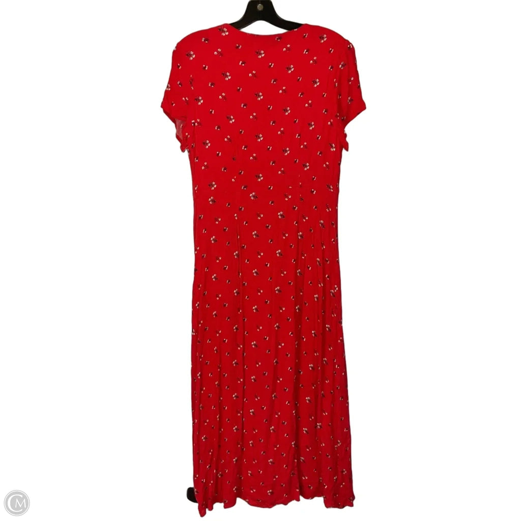 Dress Casual Maxi By Clothes Mentor In Red, Size: L