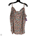 Top Sleeveless By Loft In Floral Print, Size: 20