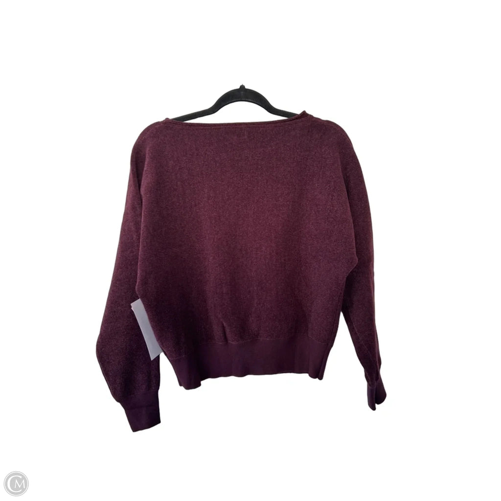 Sweater By Rachel Zoe In Maroon, Size: M