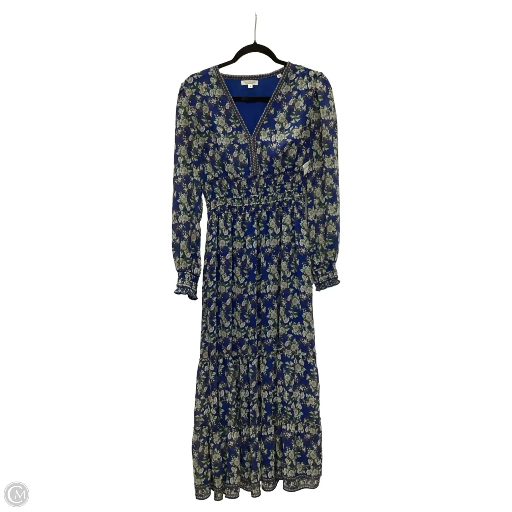 Dress Casual Maxi By Max Studio In Blue, Size: S
