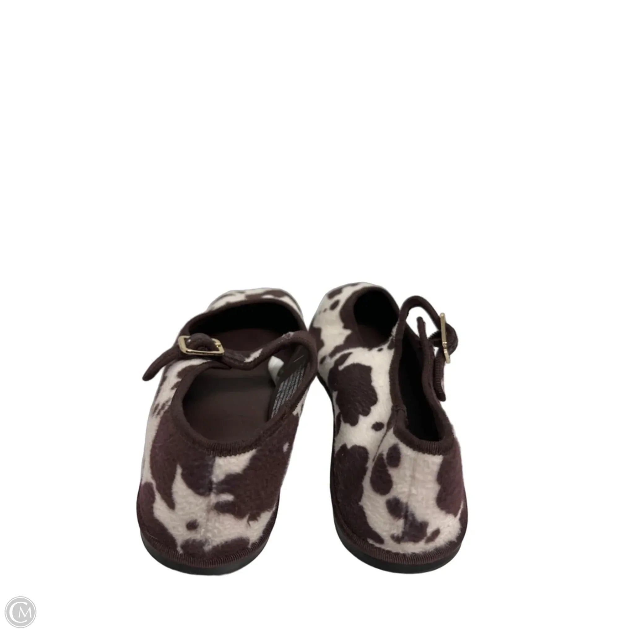 Shoes Flats By Universal Thread In Brown & White, Size: 7.5