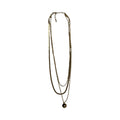 Necklace Layered By Clothes Mentor In Gold