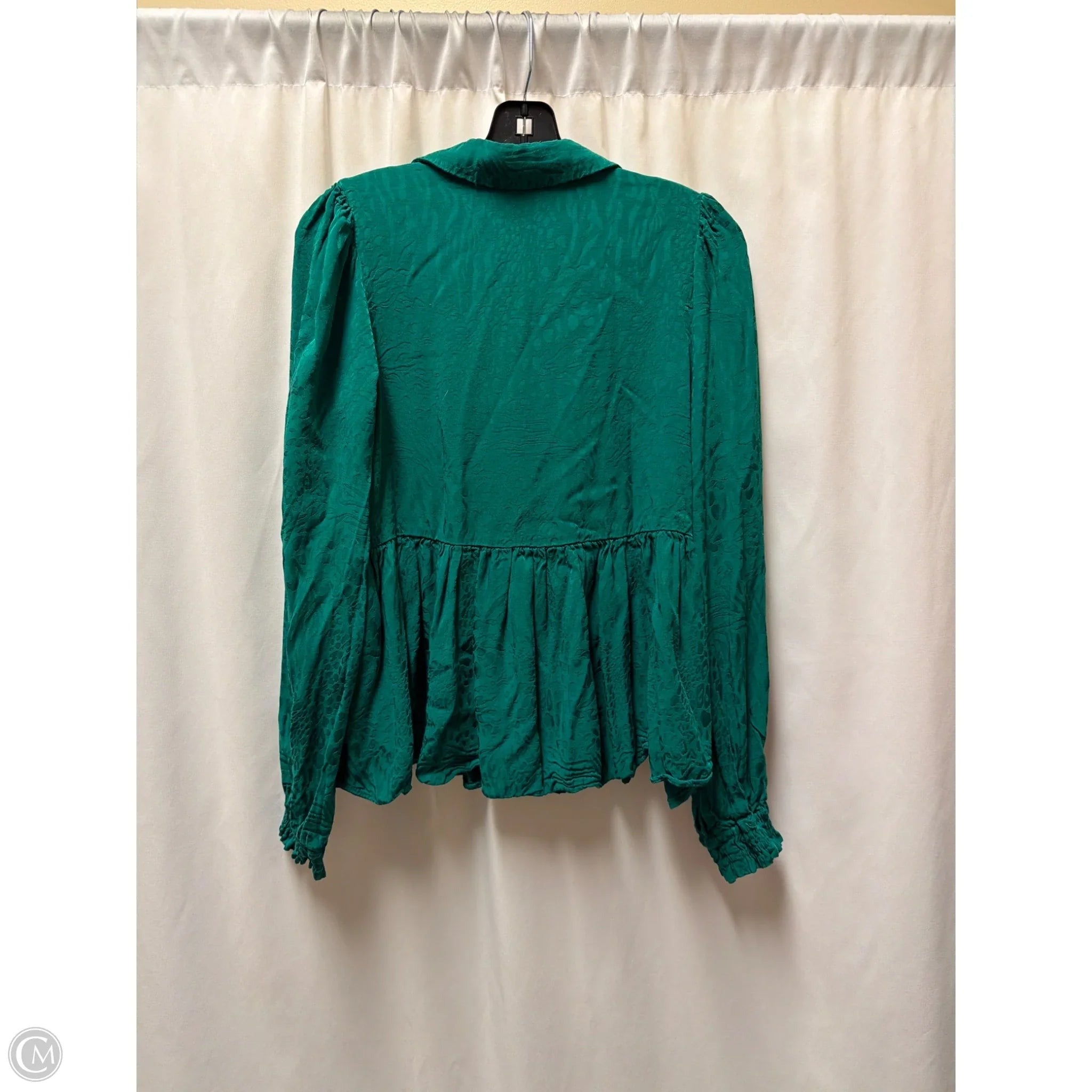Top Long Sleeve Designer By Lilly Pulitzer In Green, Size: 8
