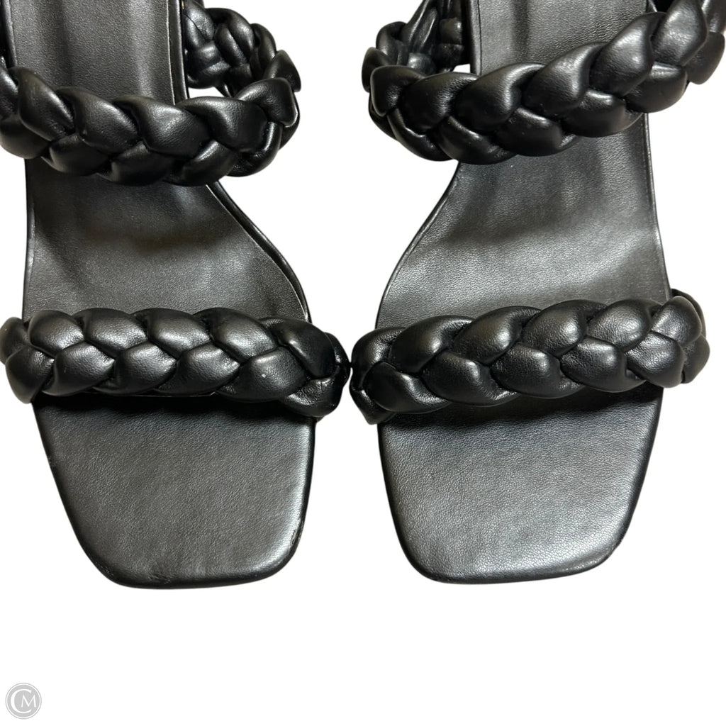 Sandals Heels Block By Katliu In Black, Size: 7.5