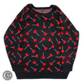 Sweater By Torrid In Black & Red, Size: 3x