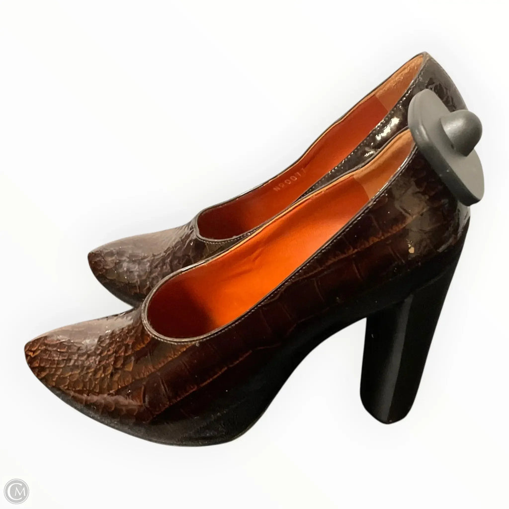 Shoes Luxury Designer By Louis Vuitton In Brown, Size: 6.5