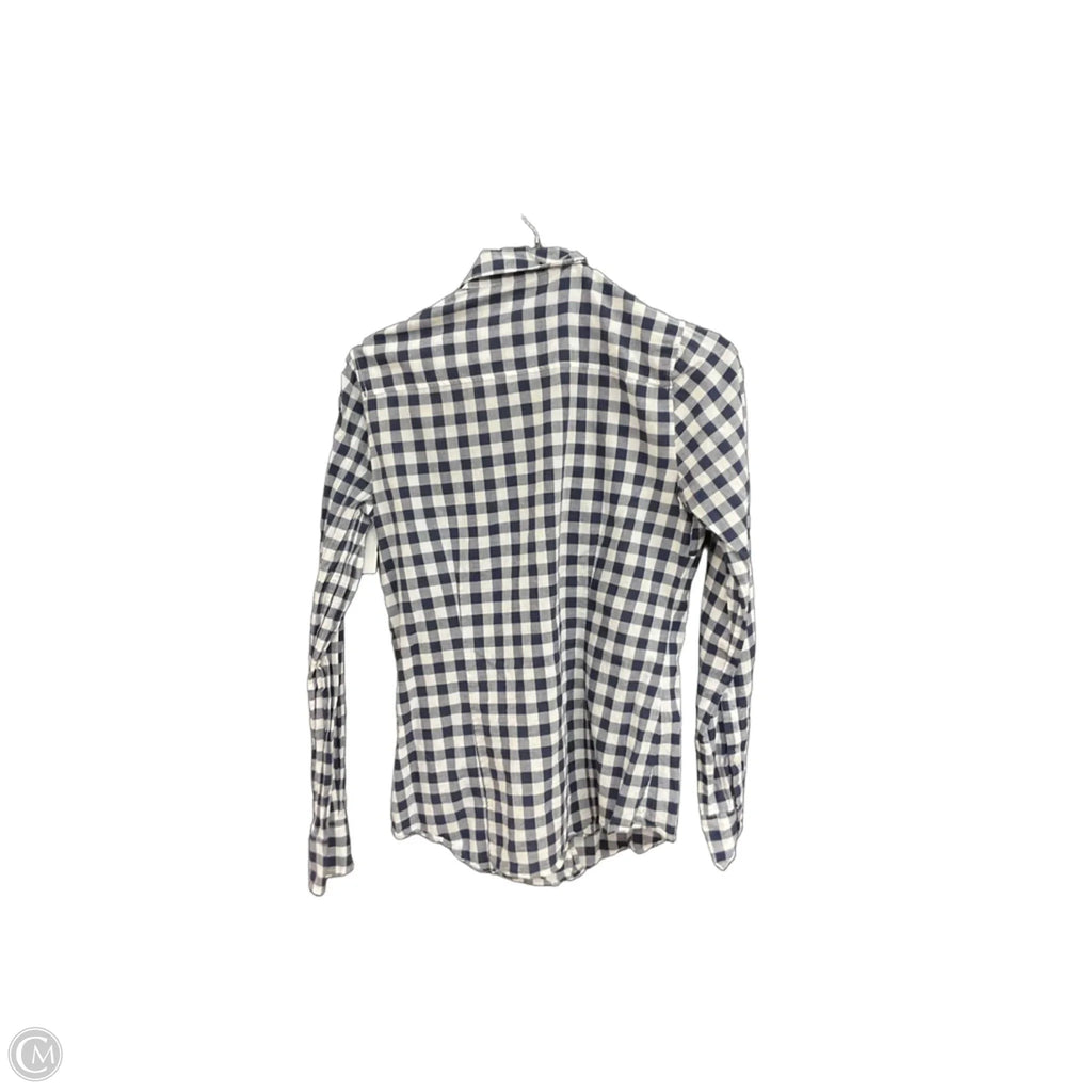 Blouse Long Sleeve By J. Crew In Blue, Size: S