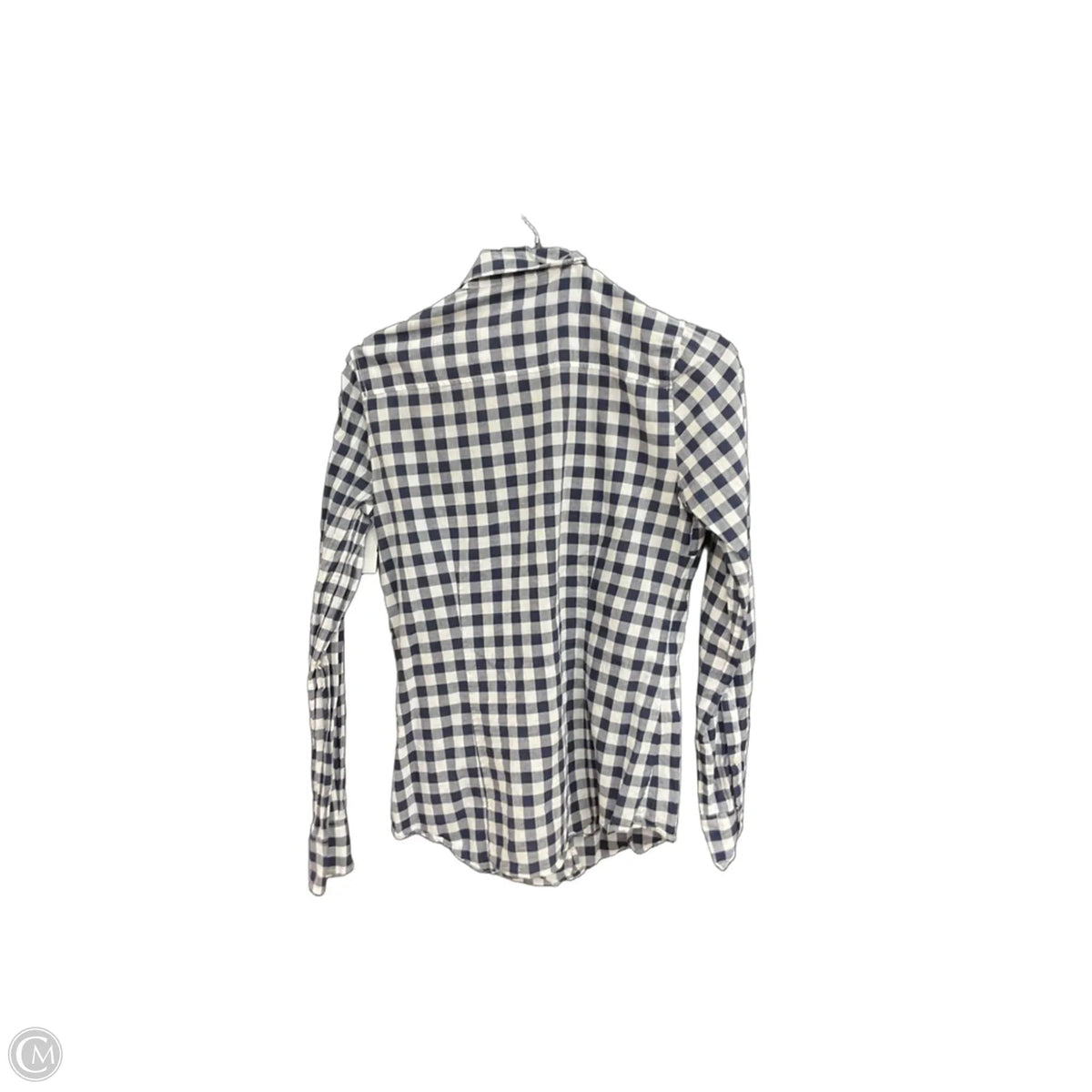 Blouse Long Sleeve By J. Crew In Blue, Size: S