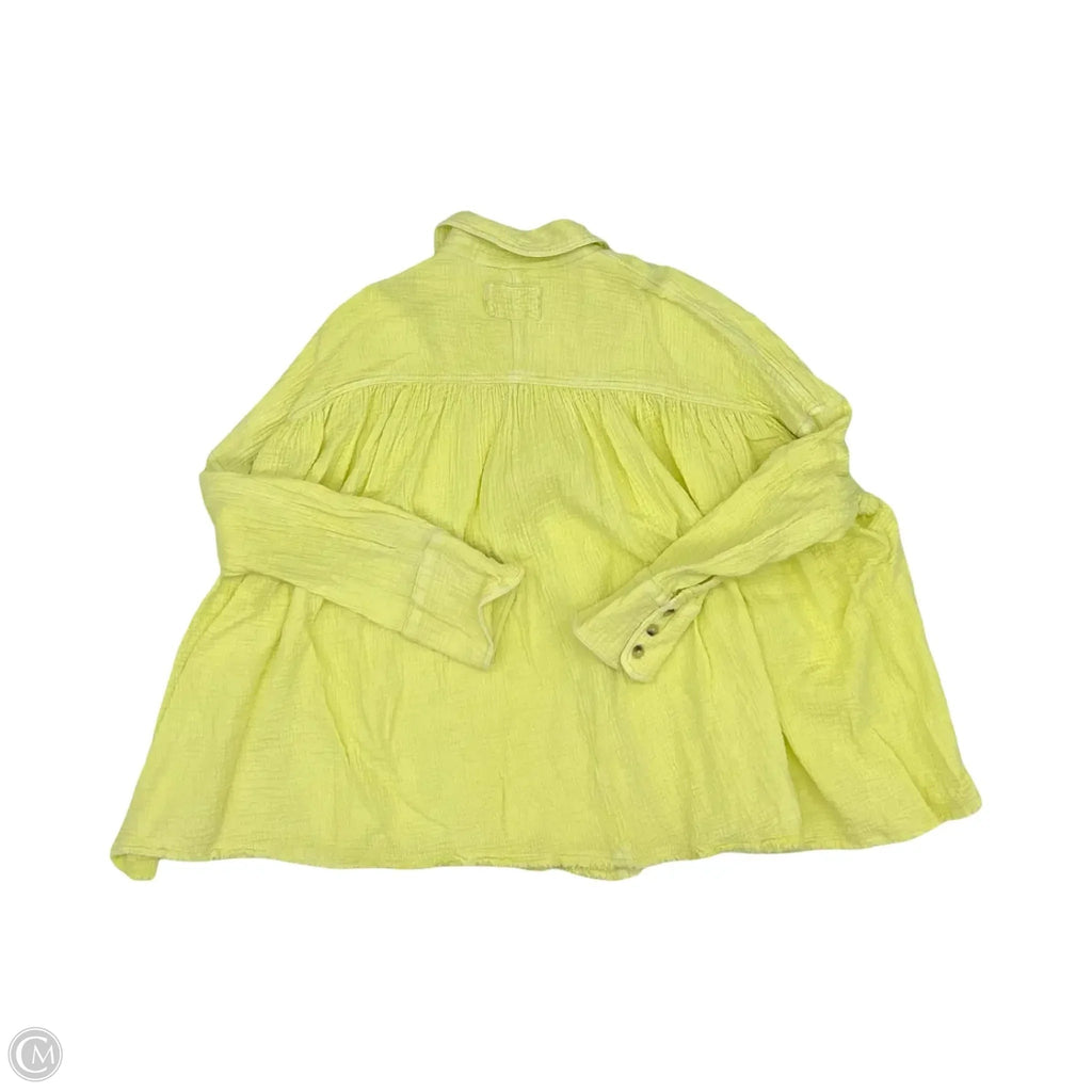 Top Long Sleeve By We The Free In Yellow, Size: Xs