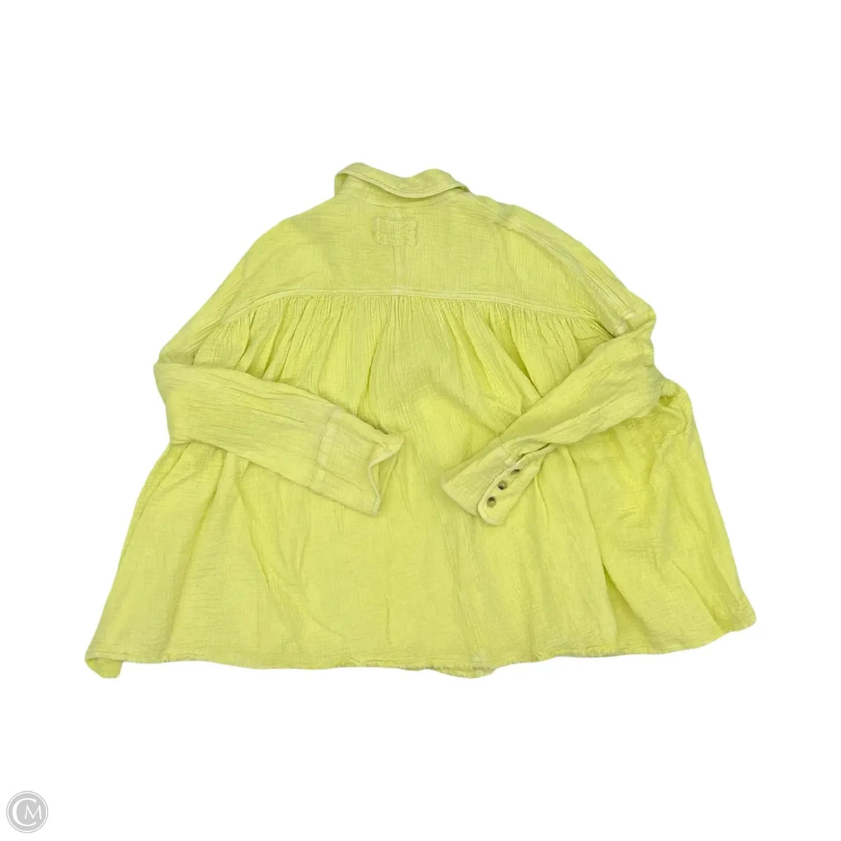 Top Long Sleeve By We The Free In Yellow, Size: Xs