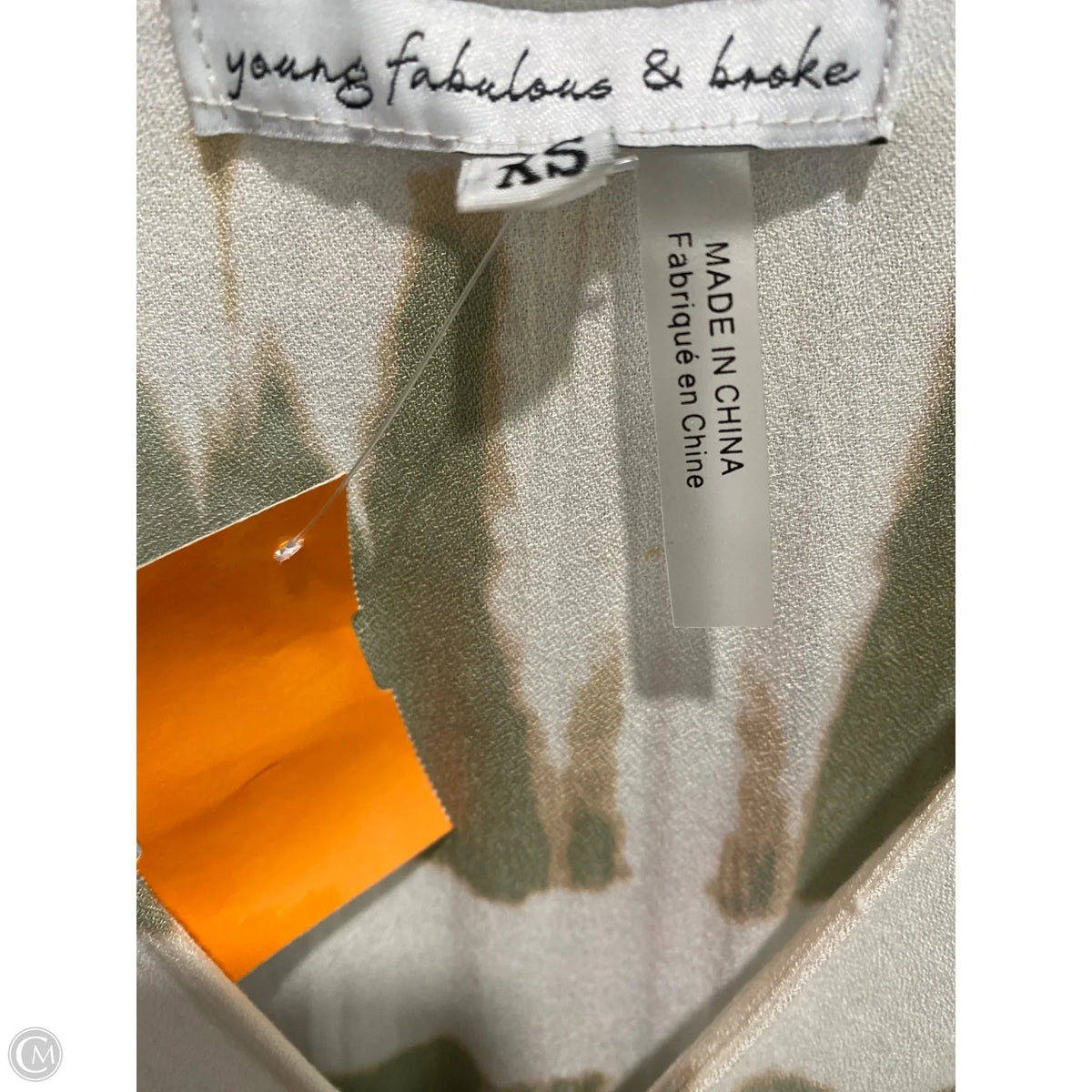 Dress Casual Midi By Young Fabulous & Broke In Green, Size: Xs