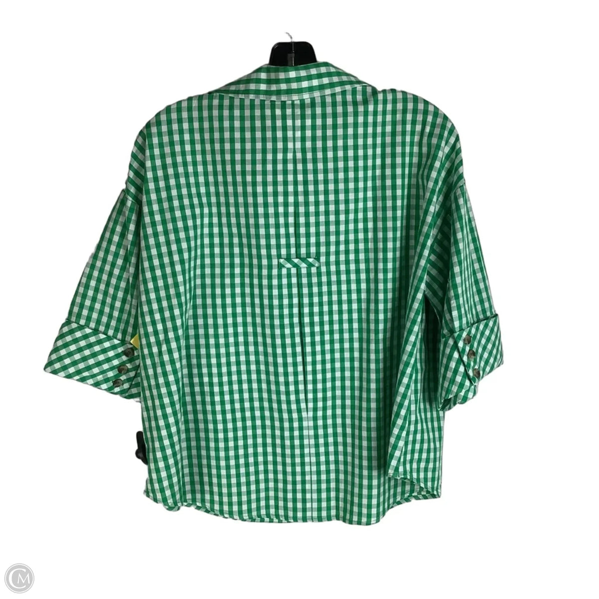 Top Short Sleeve By Entro In Green, Size: M