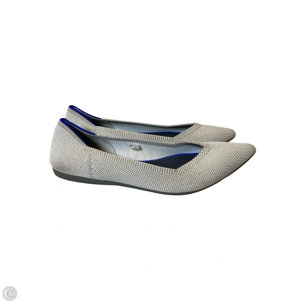 Sandals Flats By Rothys In Blue & Grey, Size: 6