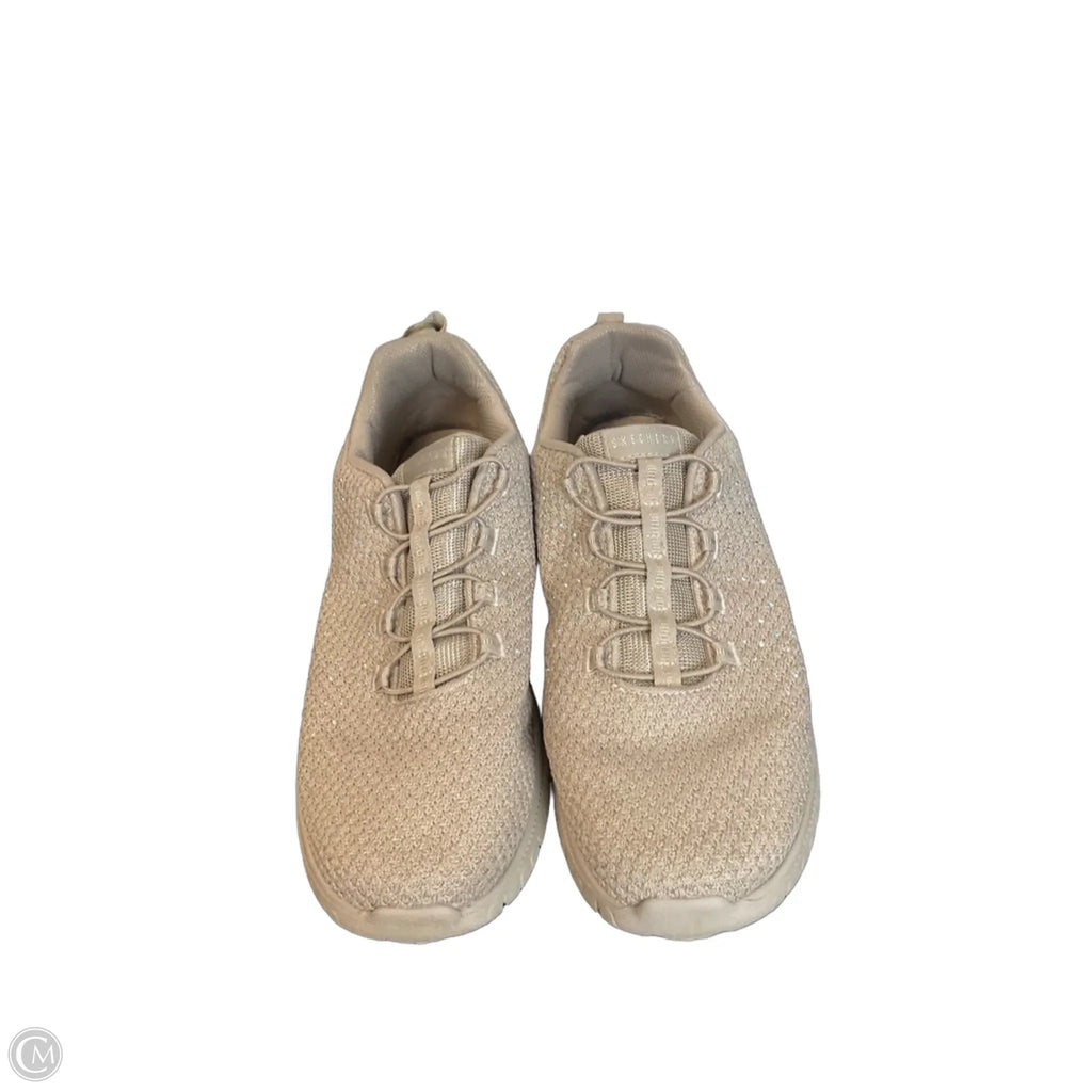 Shoes Athletic By Skechers In Tan, Size: 11