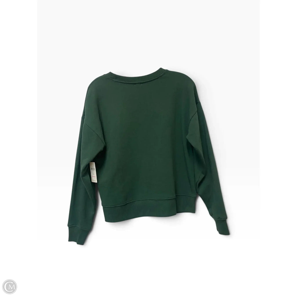 Sweatshirt Crewneck By Maeve In Green, Size: Xs