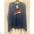 Top Long Sleeve By Harley Davidson In Navy, Size: 2x