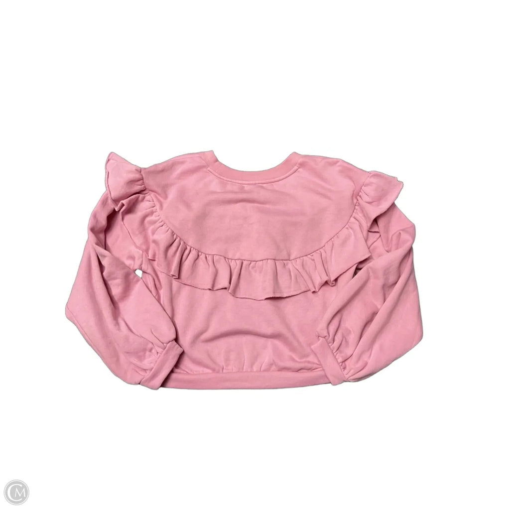Sweatshirt Crewneck By Anthropologie In Pink, Size: S