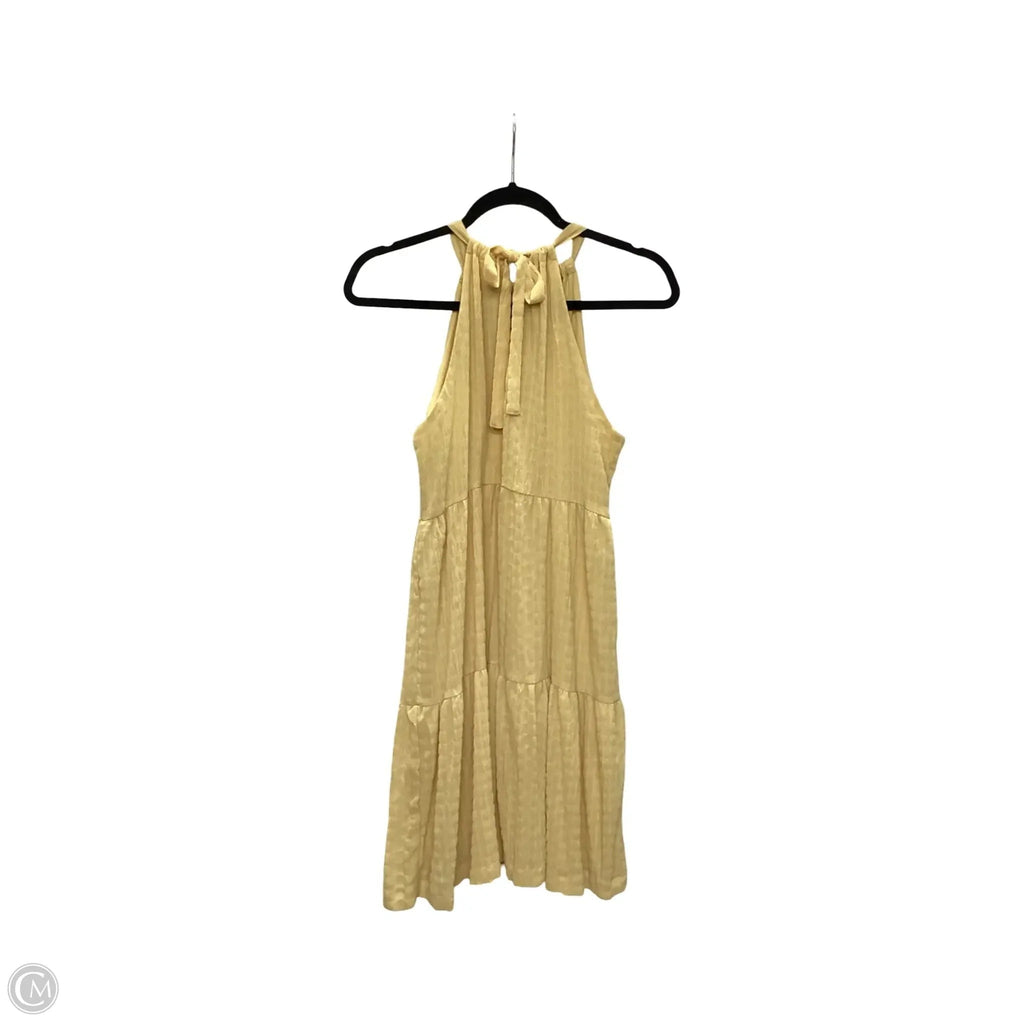 Dress Casual Short By A New Day In Yellow, Size: Xs