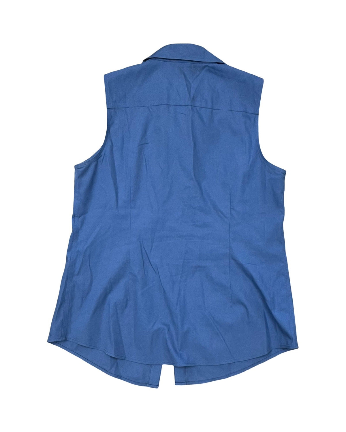Blouse Sleeveless By Coldwater Creek In Blue, Size:M