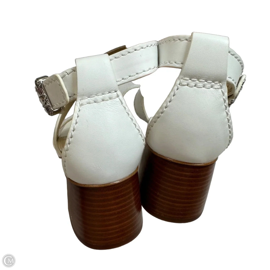 Shoes Heels Block By Michael By Michael Kors In White, Size: 7