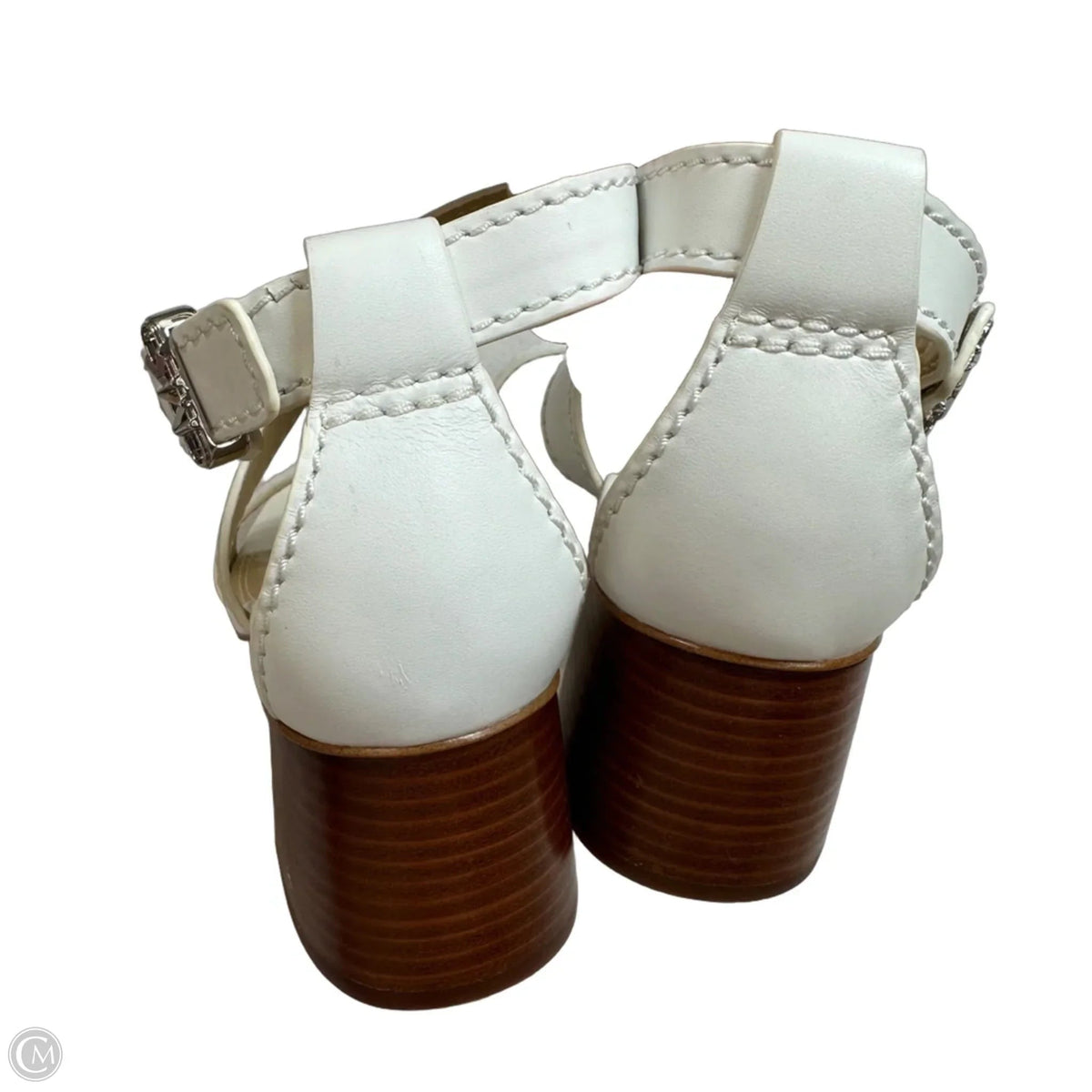 Shoes Heels Block By Michael By Michael Kors In White, Size: 7